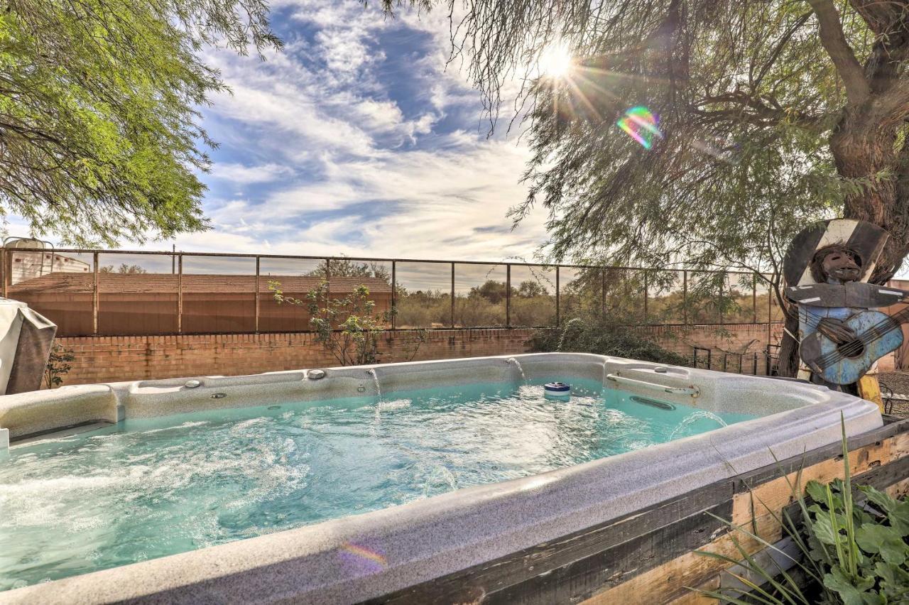 Pet-Friendly Tucson Casita Shared Hot Tub And Porch Villa Exterior photo
